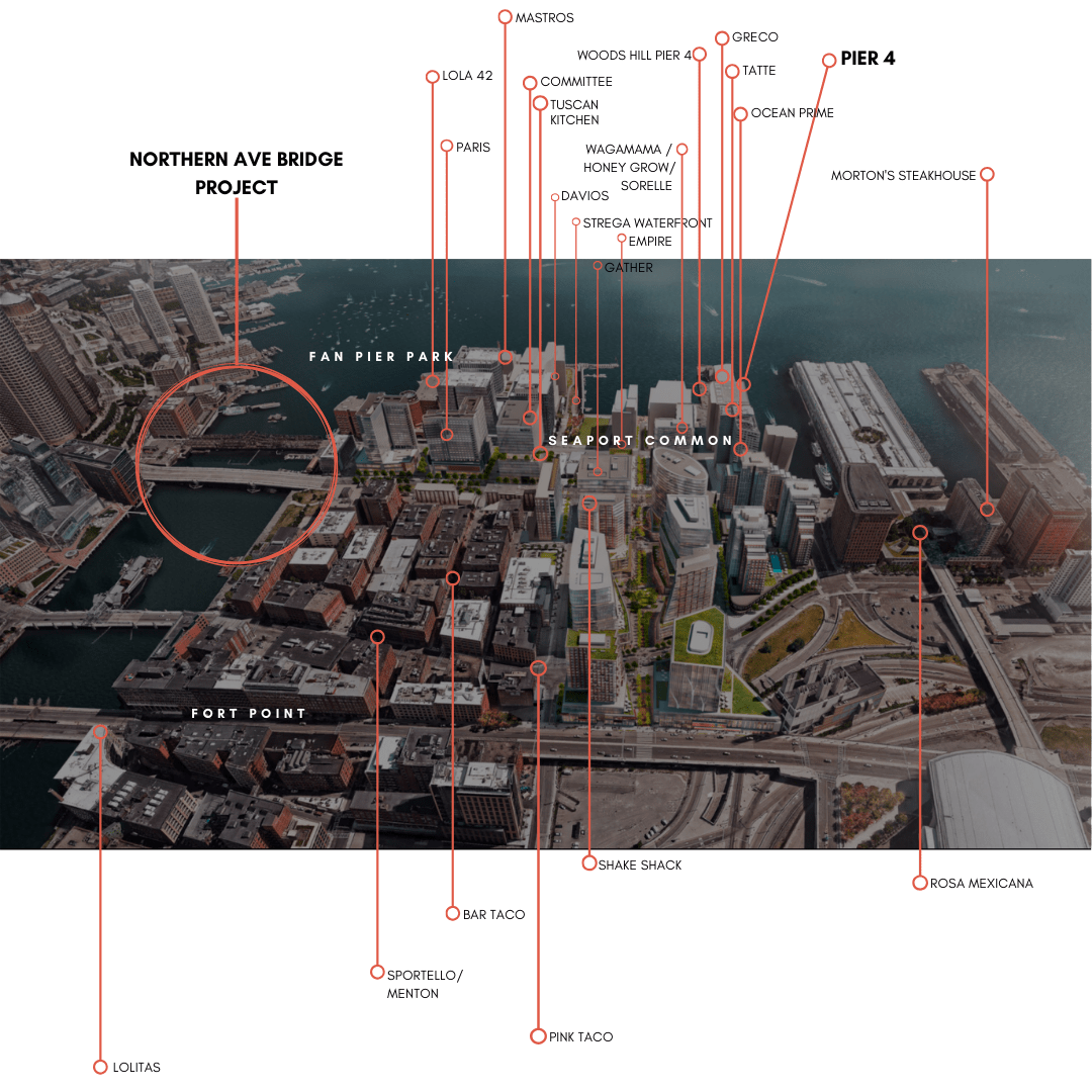Restaurants Near PIER 4 Seaport Boston Elevated Realty